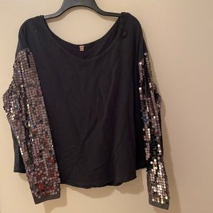 Free People Long sleeve top Large